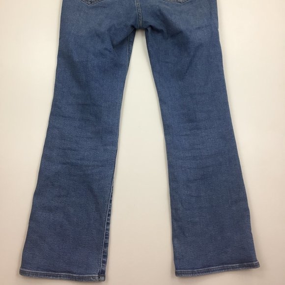 MADEWELL Medium/Light Wash 5 Pocket Logo Hardware Cali Demi Boot Jeans - Picture 11 of 15